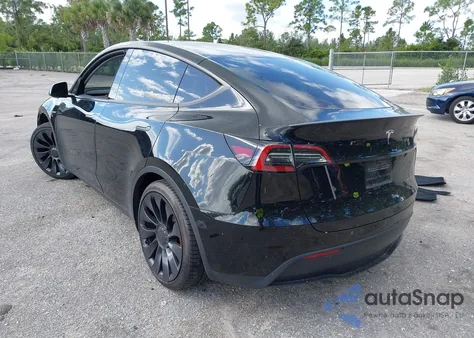 2023 Tesla Model Y Performance Dual Motor All-Wheel Drive z USA, uszkodzony, nr VIN 7SAYGDEF9PF710418